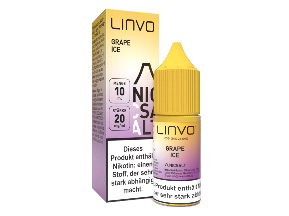 Linvo - Grape Ice - Nikotinsalz Liquid - time4smoke