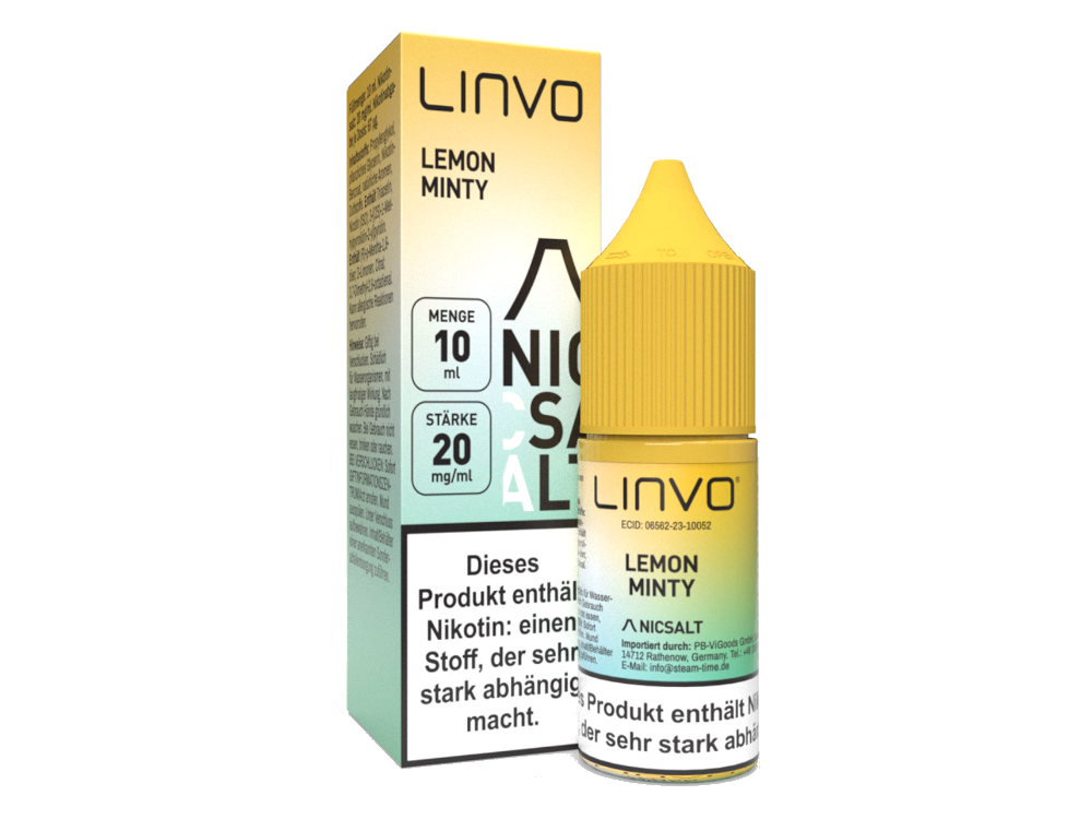 Linvo - Lemon Minty - Nikotinsalz Liquid - time4smoke