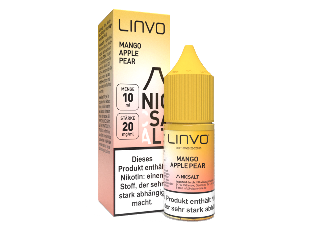 Linvo - Mango Apple Pear - Nikotinsalz Liquid - time4smoke