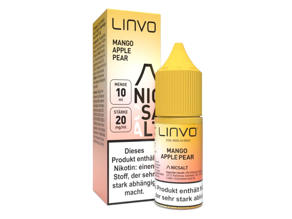 Linvo - Mango Apple Pear - Nikotinsalz Liquid - 1er Packung / 20 mg/ml time4smoke.de