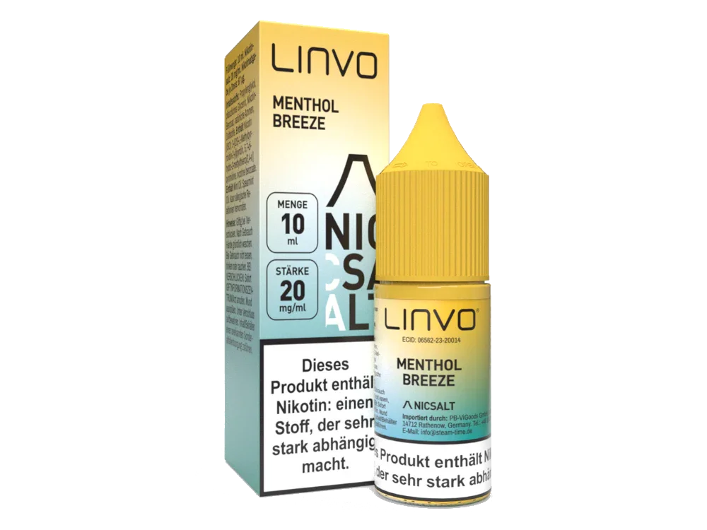 Linvo - Menthol Breeze - Nikotinsalz Liquid - 1er Packung / 20 mg/ml time4smoke.de
