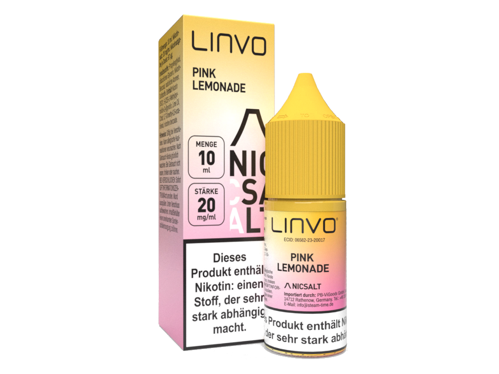 Linvo - Pink Lemonade - Nikotinsalz Liquid - time4smoke