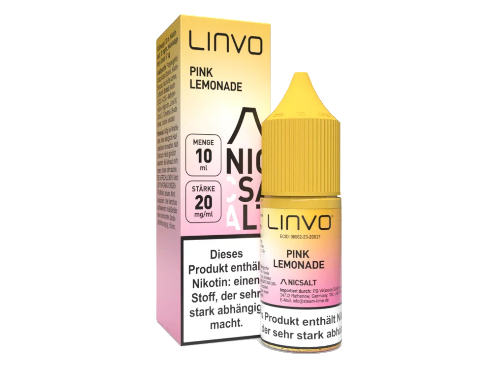 Linvo - Pink Lemonade - Nikotinsalz Liquid - 1er Packung / 20 mg/ml time4smoke.de
