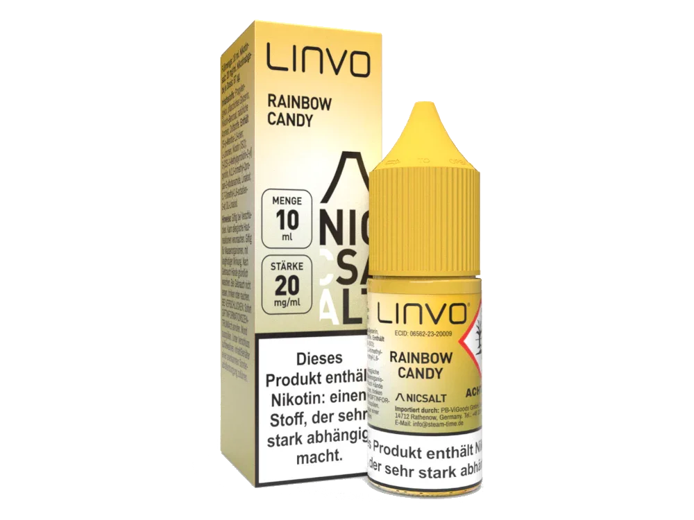 Linvo - Rainbow Candy - Nikotinsalz Liquid - 1er Packung / 20 mg/ml time4smoke.de