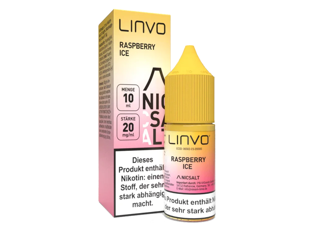 Linvo - Raspberry Ice - Nikotinsalz Liquid - 1er Packung / 20 mg/ml time4smoke.de