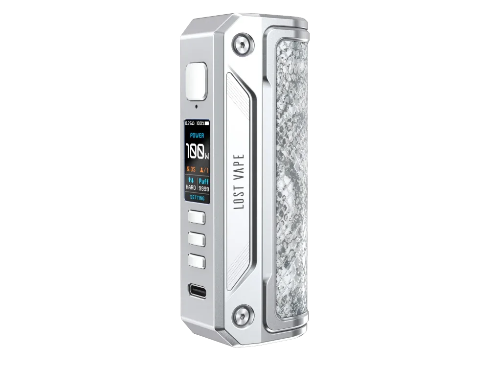 Lost Vape - Thelema Solo Mod (100 Watt) Akkuträger - silber / 1er Packung time4smoke.de