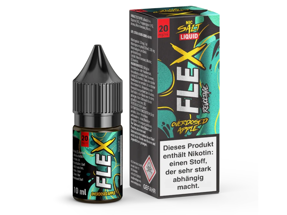 Revoltage - FLEX - Apple - Nikotinsalz Liquid - Apple / 1er Packung / 0 mg/ml time4smoke.de
