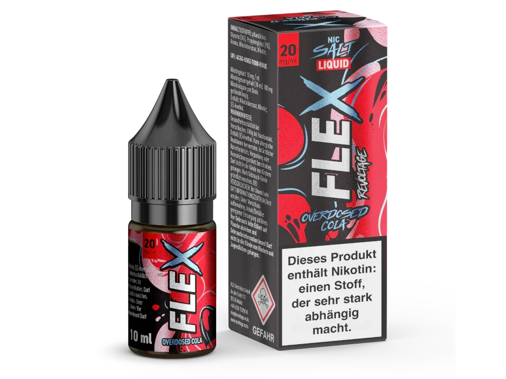 Revoltage - FLEX - Cola - Nikotinsalz Liquid - Cola / 1er Packung / 0 mg/ml time4smoke.de