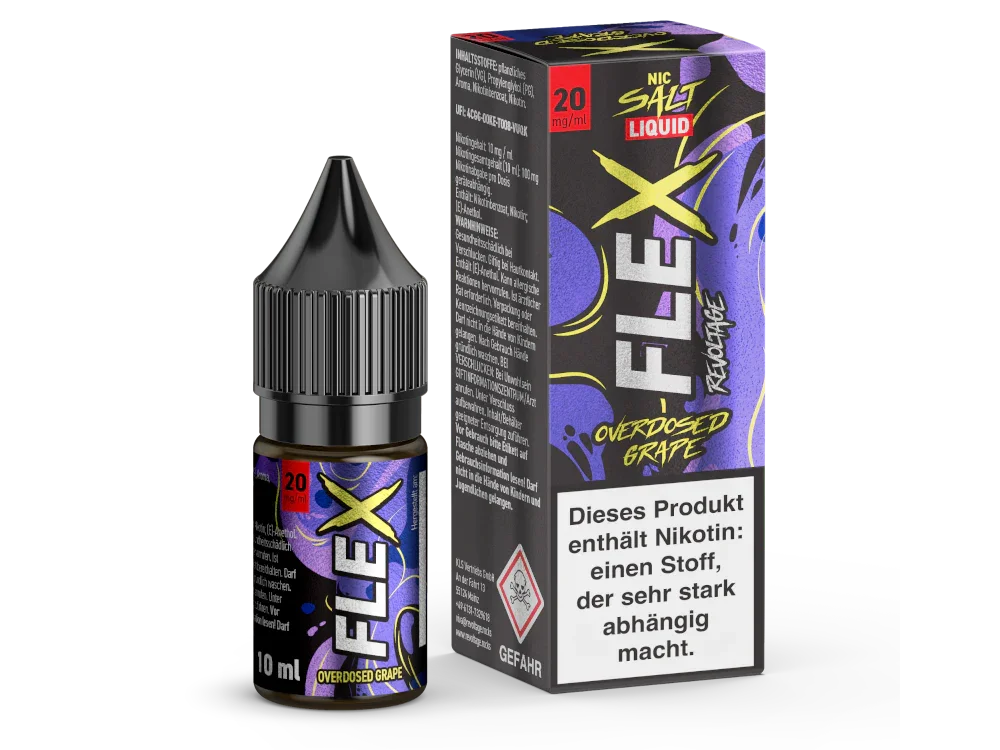 Revoltage - FLEX - Grape - Nikotinsalz Liquid - Grape / 1er Packung / 0 mg/ml time4smoke.de