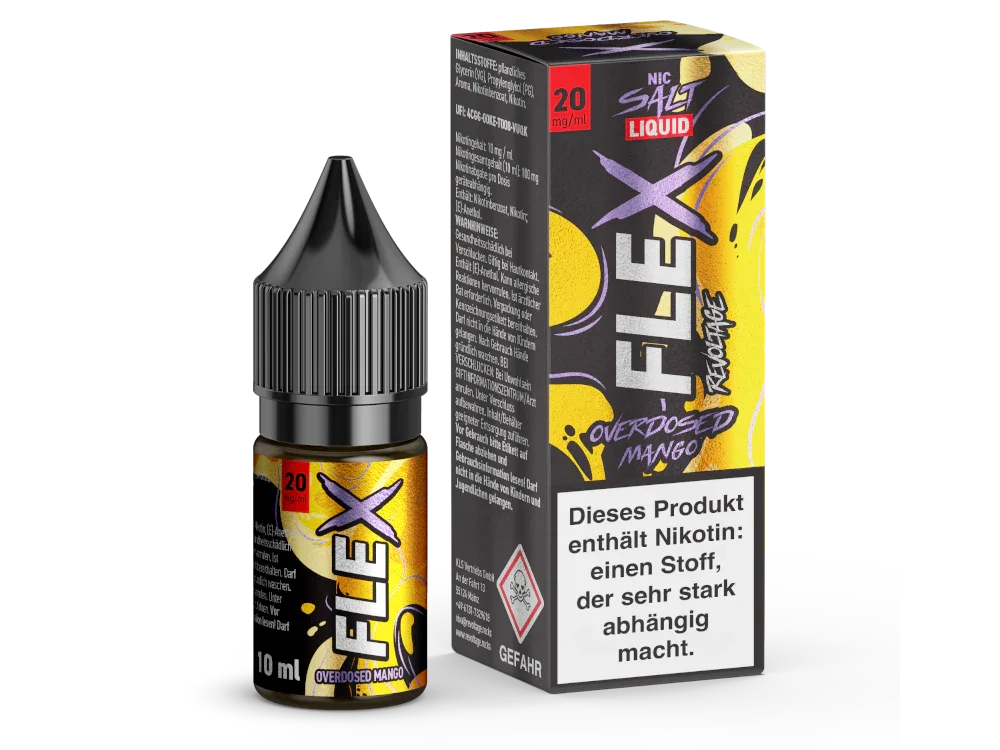 Revoltage - FLEX - Mango - Nikotinsalz Liquid - Mango / 1er Packung / 0 mg/ml time4smoke.de