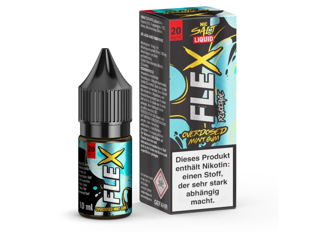 Revoltage - FLEX - Mint Gum - Nikotinsalz Liquid - Mint Gum / 1er Packung / 0 mg/ml time4smoke.de