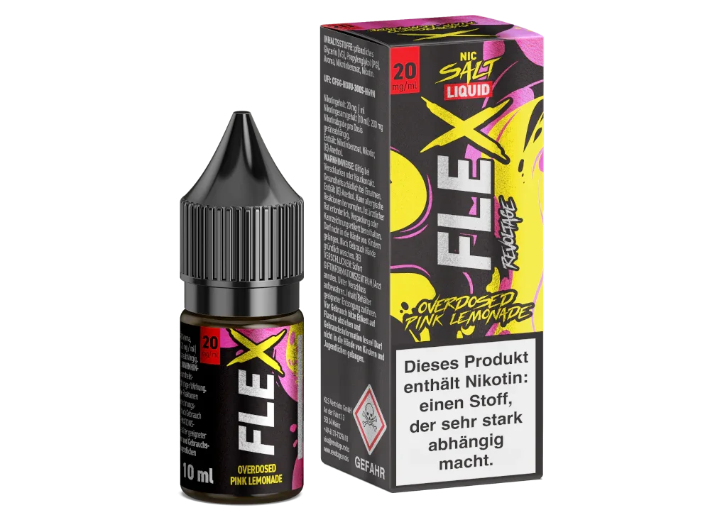 Revoltage - FLEX - Pink Lemonade - Nikotinsalz Liquid - Pink Lemonade / 1er Packung / 0 mg/ml time4smoke.de