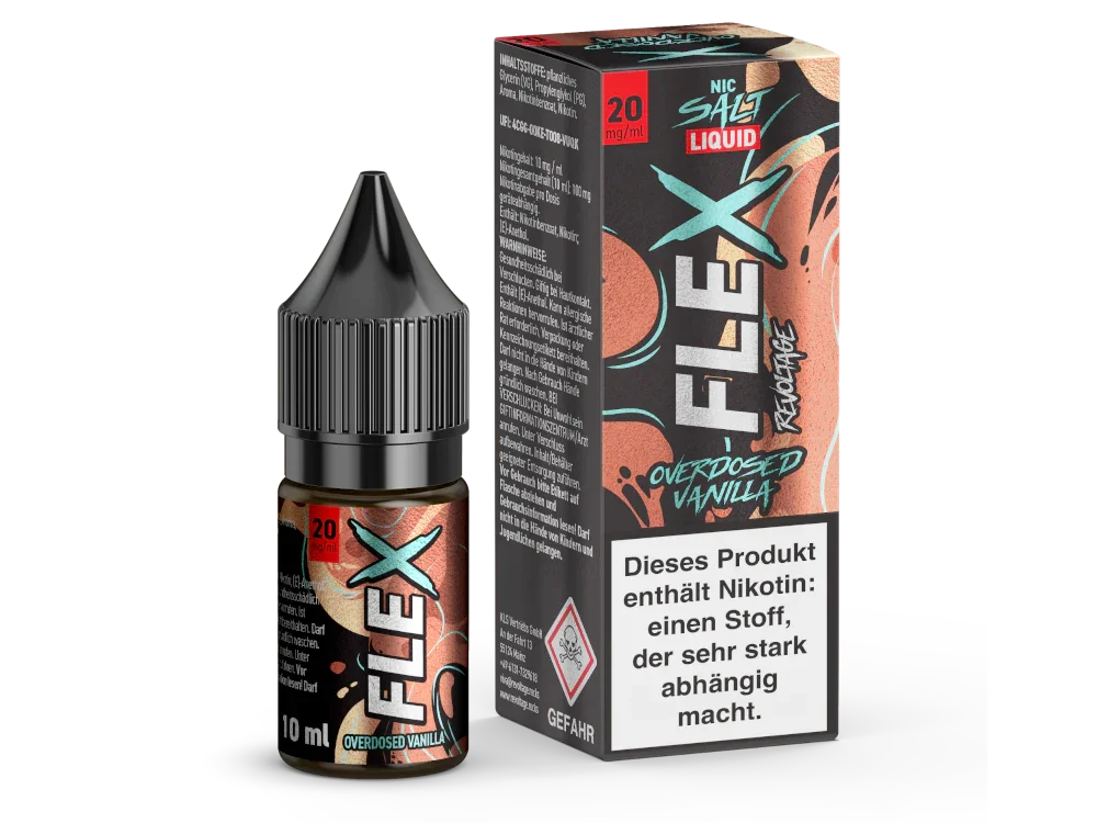 Revoltage - FLEX - Vanilla - Nikotinsalz Liquid - Vanilla / 1er Packung / 0 mg/ml time4smoke.de