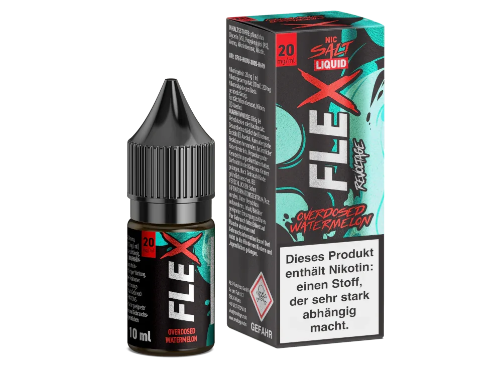 Revoltage - FLEX - Watermelon - Nikotinsalz Liquid - Watermelon / 1er Packung / 0 mg/ml time4smoke.de