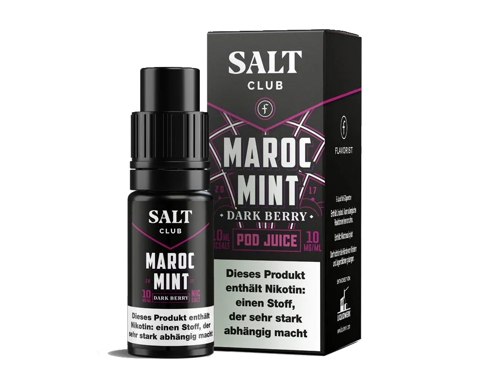 Flavorist - Maroc Mint - Dark Berry - Nikotinsalz Liquid - Dark Berry / 1er Packung / 10 mg/ml time4smoke.de