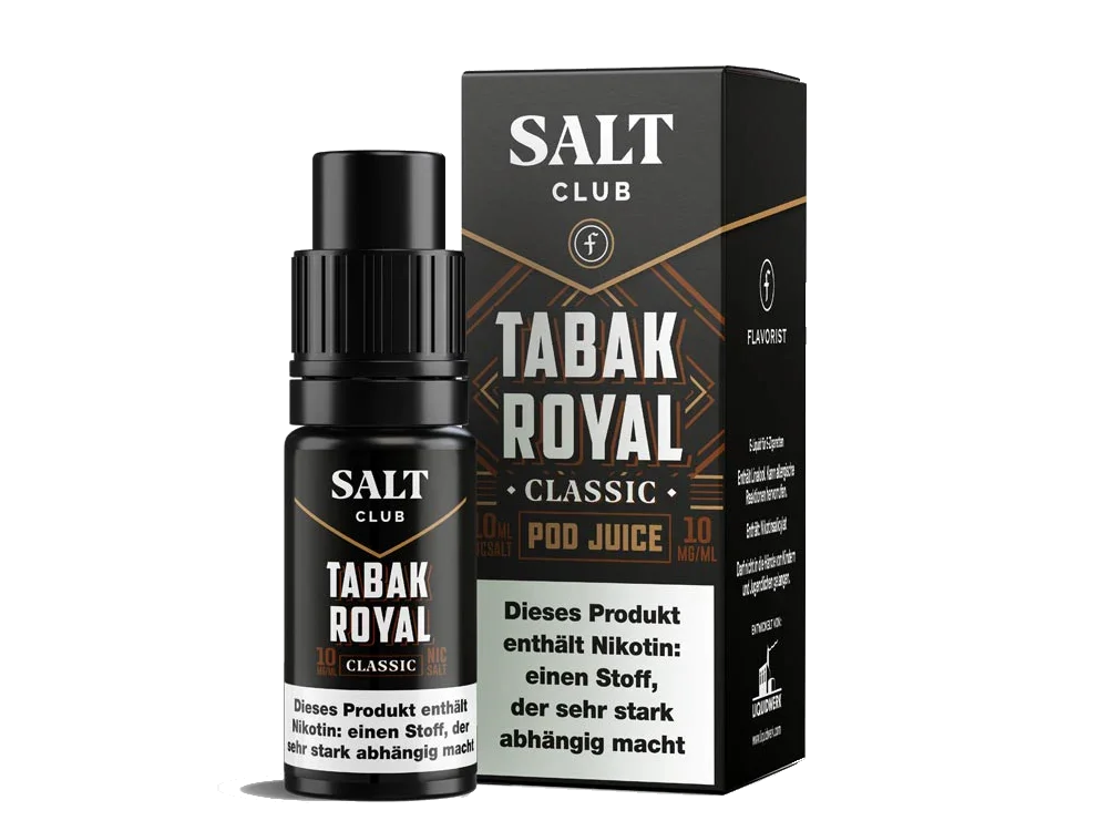Flavorist - Tabak Royal - Classic - Nikotinsalz Liquid - Classic / 1er Packung / 10 mg/ml time4smoke.de