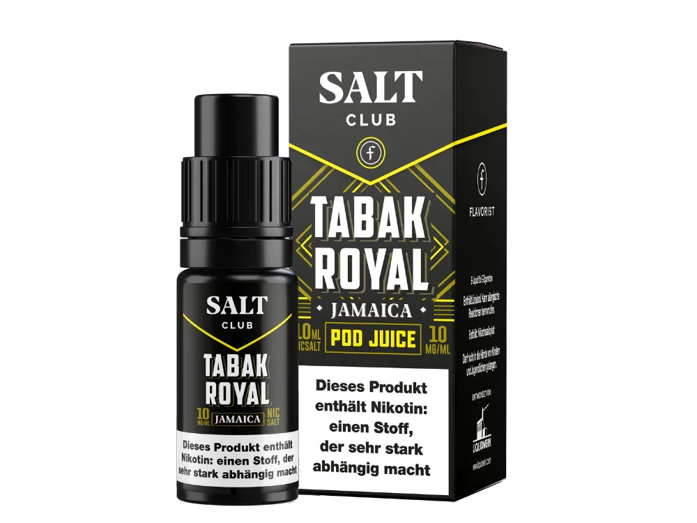 Flavorist - Tabak Royal - Jamaica - Nikotinsalz Liquid - Jamaica / 1er Packung / 10 mg/ml time4smoke.de