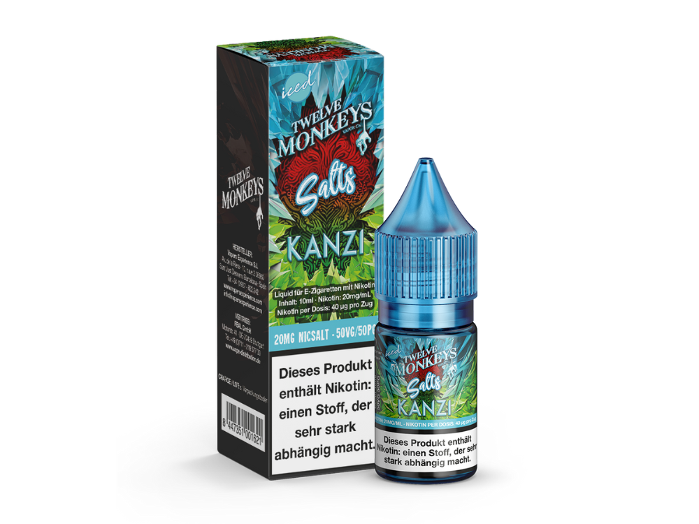 Twelve Monkeys - Iced - Kanzi - Nikotinsalz Liquid - time4smoke