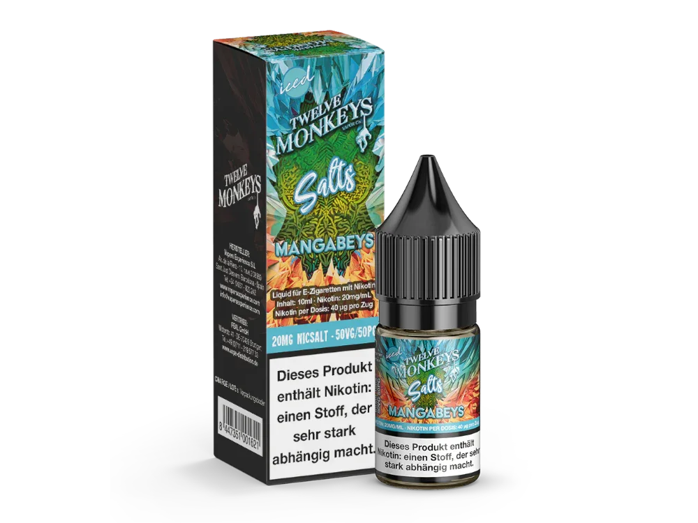 Twelve Monkeys - Iced - Mangabeys - Nikotinsalz Liquid - time4smoke