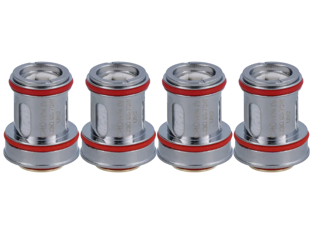 Uwell - Crown 4 UN2 - Verdampferköpfe 0.23 Ohm (4 Stück) - 1er Packung / 0,23 Ohm time4smoke.de