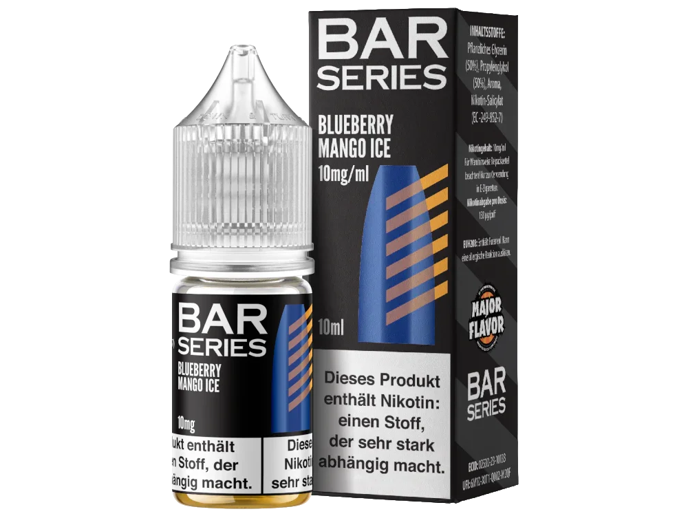 Bar Series - Blueberry Mango Ice - Nikotinsalz Liquid - time4smoke