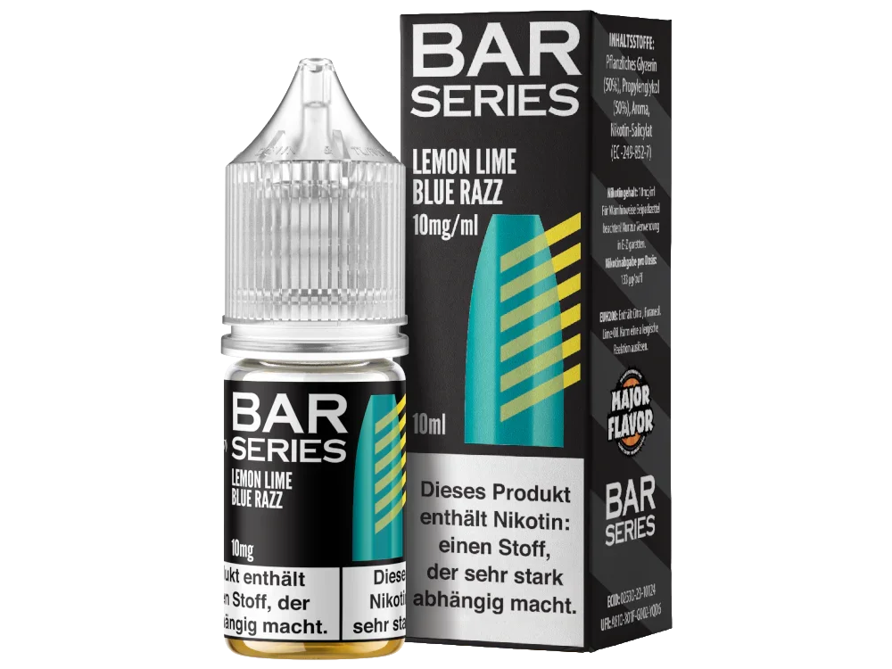 Bar Series - Lemon Lime Blue Razz - Nikotinsalz Liquid - Lemon Lime Blue Razz / 1er Packung / 10 mg/ml time4smoke.de