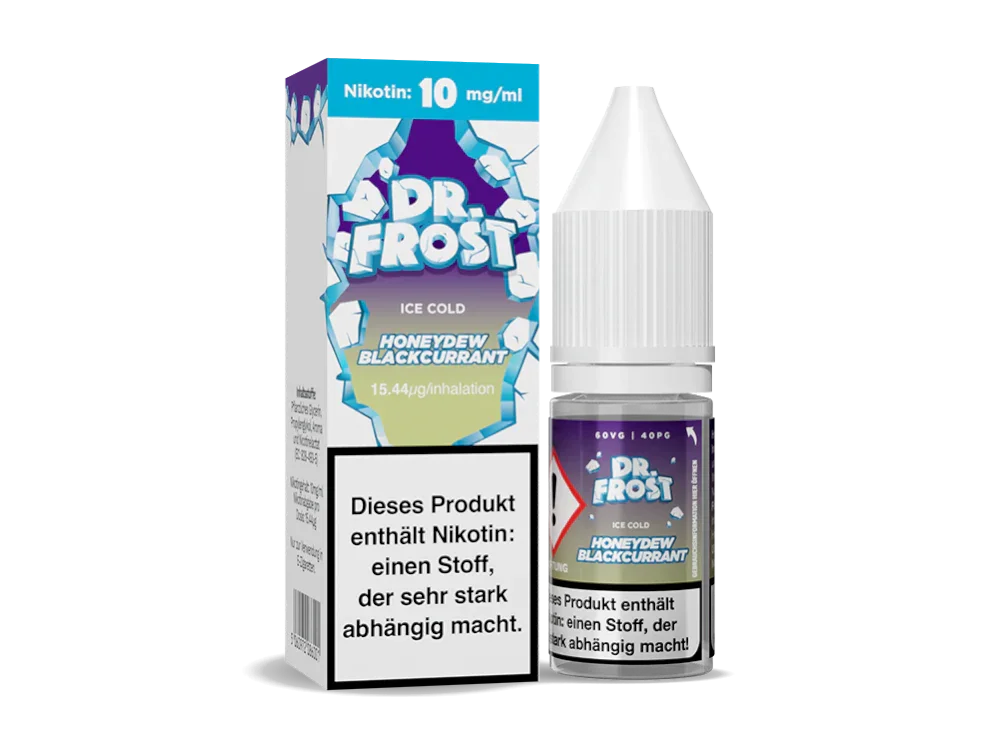 Dr. Frost - Ice Cold - Honeydew Blackcurrant - Nikotinsalz Liquid - Honeydew Blackcurrant / 1er Packung / 10 mg/ml time4smoke.de
