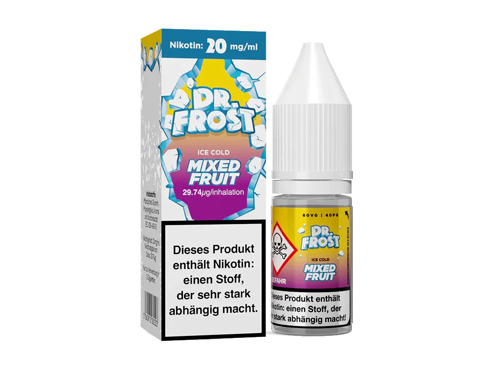 Dr. Frost - Ice Cold - Mixed Fruit - Nikotinsalz Liquid - Mixed Fruit / 1er Packung / 10 mg/ml time4smoke.de