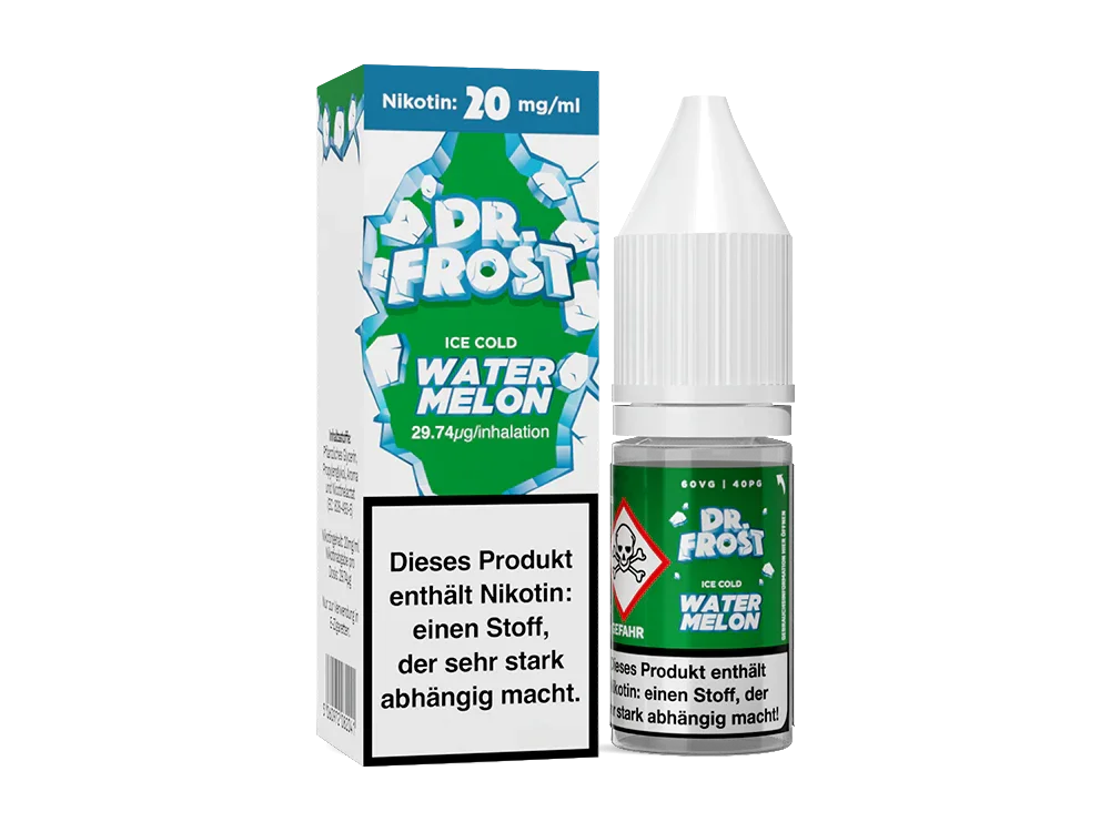 Dr. Frost - Ice Cold - Watermelon - Nikotinsalz Liquid - Watermelon / 1er Packung / 10 mg/ml time4smoke.de