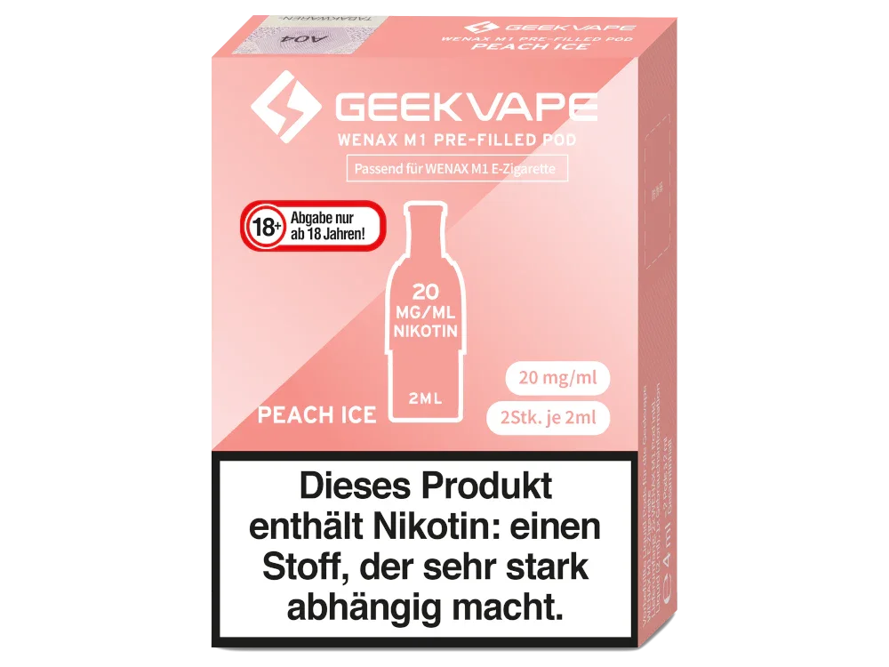 GeekVape - Wenax M1 Pods (2 x 2 ml) 20 mg/ml (2 Stück) - time4smoke