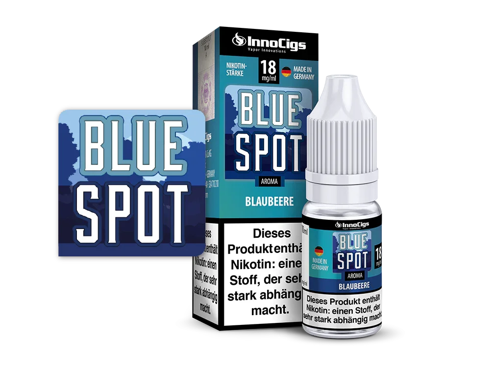 InnoCigs - Blue Spot - Blaubeere - Liquid - 1er Packung / 0 mg/ml time4smoke.de