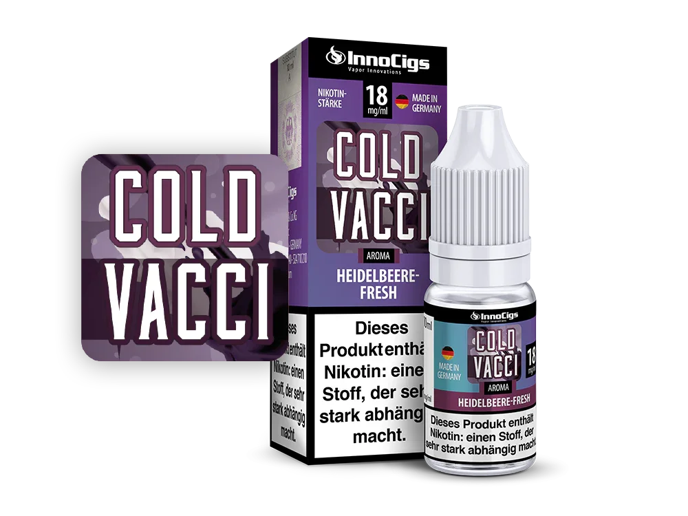 InnoCigs - Cold Vacci - Heidelbeere Fresh - Liquid - 1er Packung / 0 mg/ml time4smoke.de