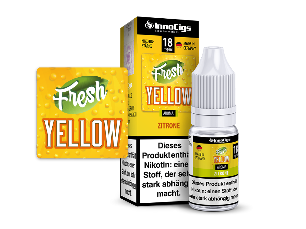 InnoCigs - Fresh Yellow - Zitronen Liquid