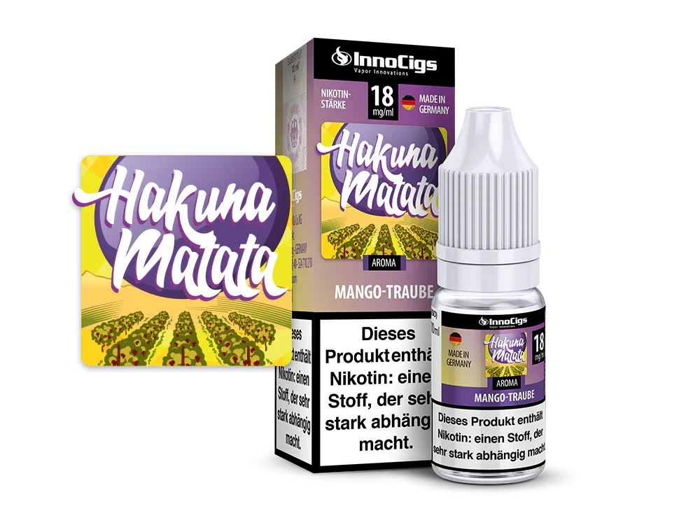 InnoCigs - Hakuna Matata - Traube - Liquid - 1er Packung / 0 mg/ml time4smoke.de