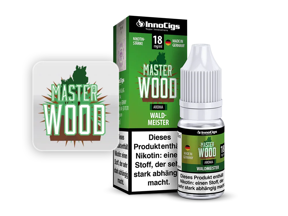 InnoCigs - Master Wood - Waldmeister - Liquid - 1er Packung / 0 mg/ml time4smoke.de