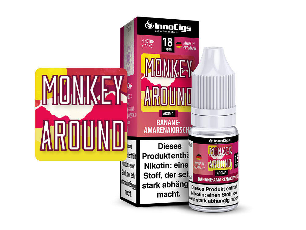 InnoCigs - Monkey Around - Bananen-Amarenakirsche Liquid