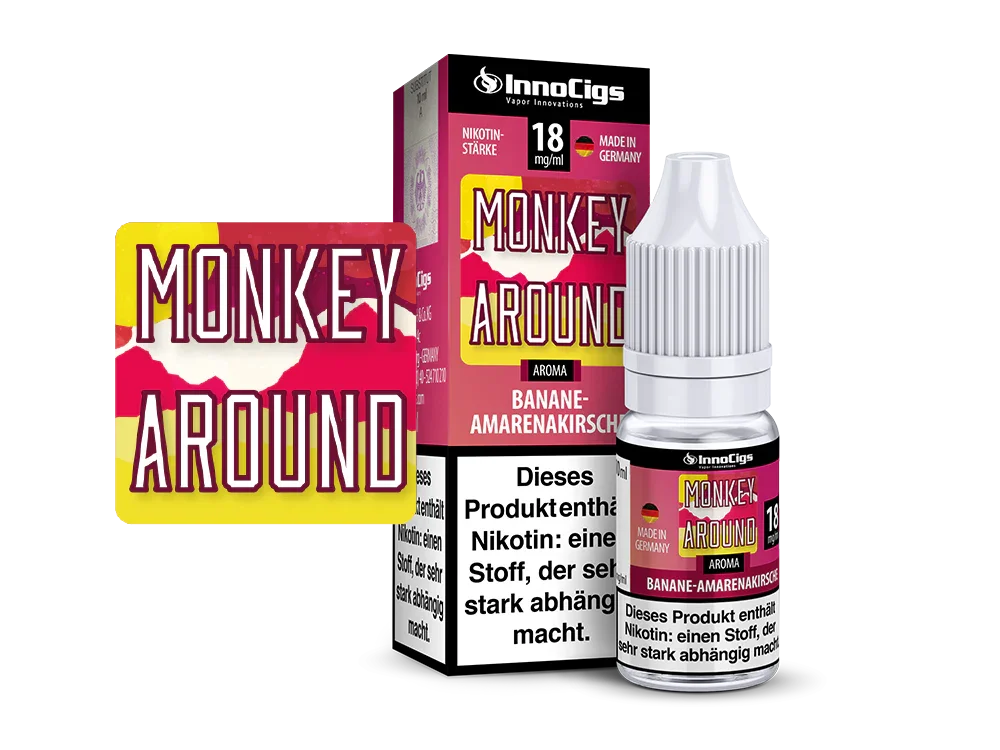 InnoCigs - Monkey Around - Banane Amarenakirsche - Liquid - 1er Packung / 0 mg/ml time4smoke.de