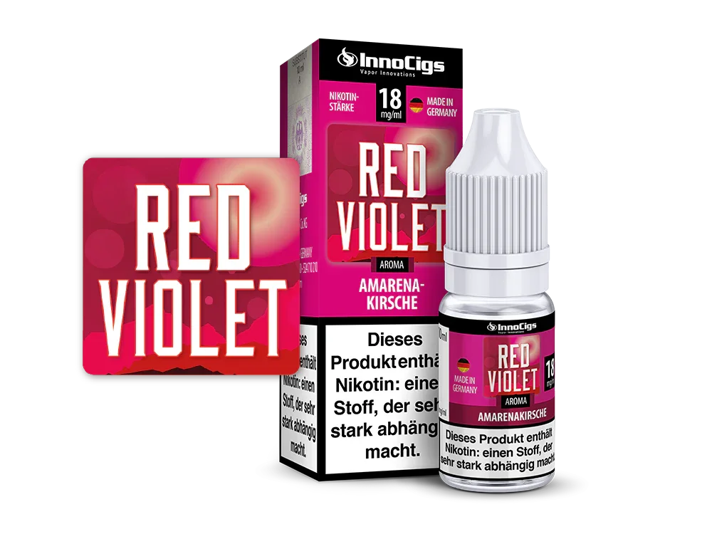 InnoCigs - Red Violet - Amarenakirsche - Liquid - 1er Packung / 0 mg/ml time4smoke.de