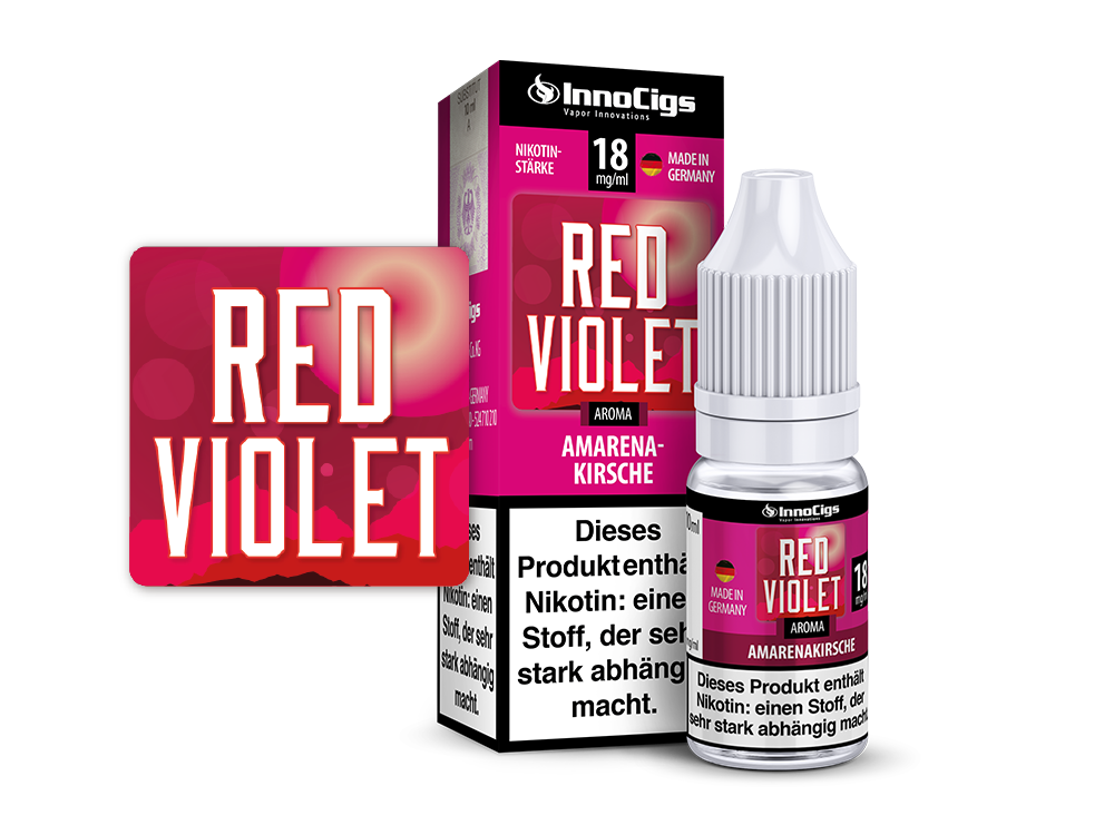 InnoCigs - Red Violet - Amarenakirsche Liquid - time4smoke
