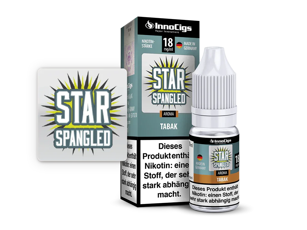 InnoCigs - Star Spangled - Tabak - Liquid - 1er Packung / 0 mg/ml time4smoke.de
