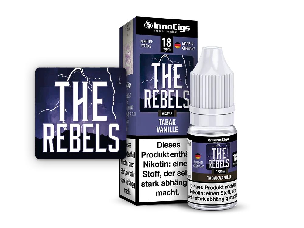 InnoCigs - The Rebels - Tabak Vanille - Liquid - 1er Packung / 0 mg/ml time4smoke.de