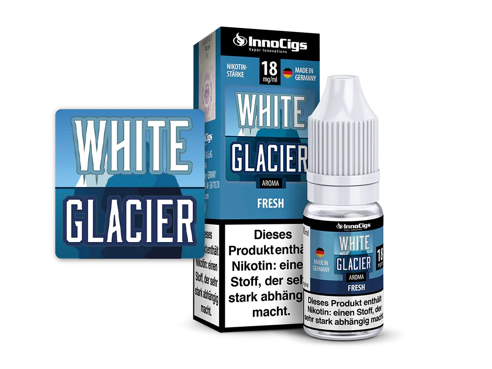 InnoCigs - White Glacier - Fresh - Liquid - 1er Packung / 0 mg/ml time4smoke.de
