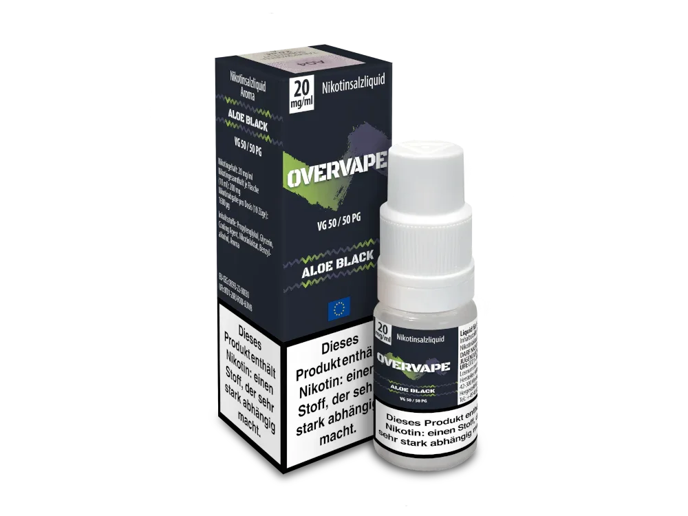 Overvape - Aloe Black - Nikotinsalz Liquid - Aloe Black / 1er Packung / 20 mg/ml time4smoke.de