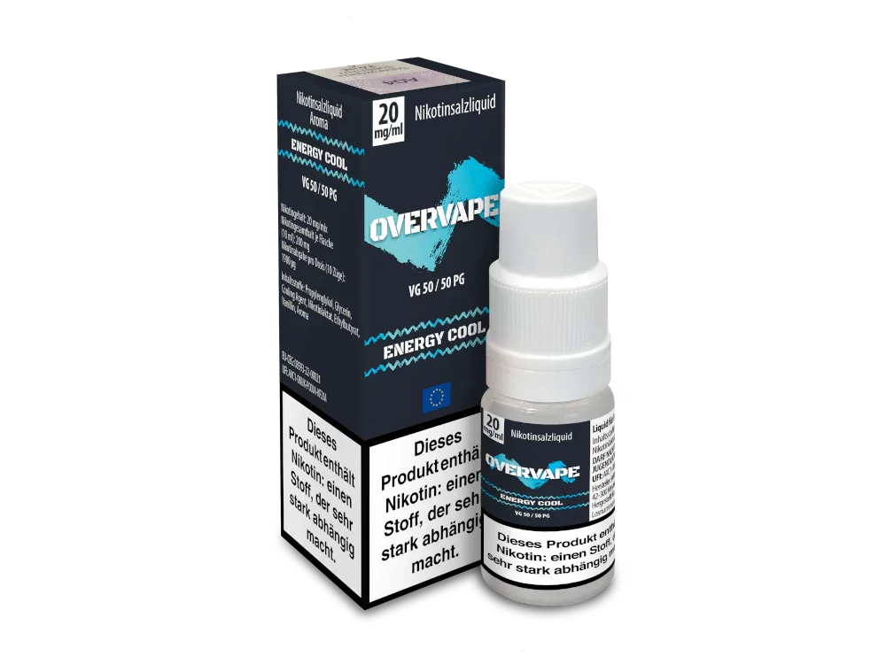 Overvape - Energy Cool - Nikotinsalz Liquid - Energy Cool / 1er Packung / 20 mg/ml time4smoke.de