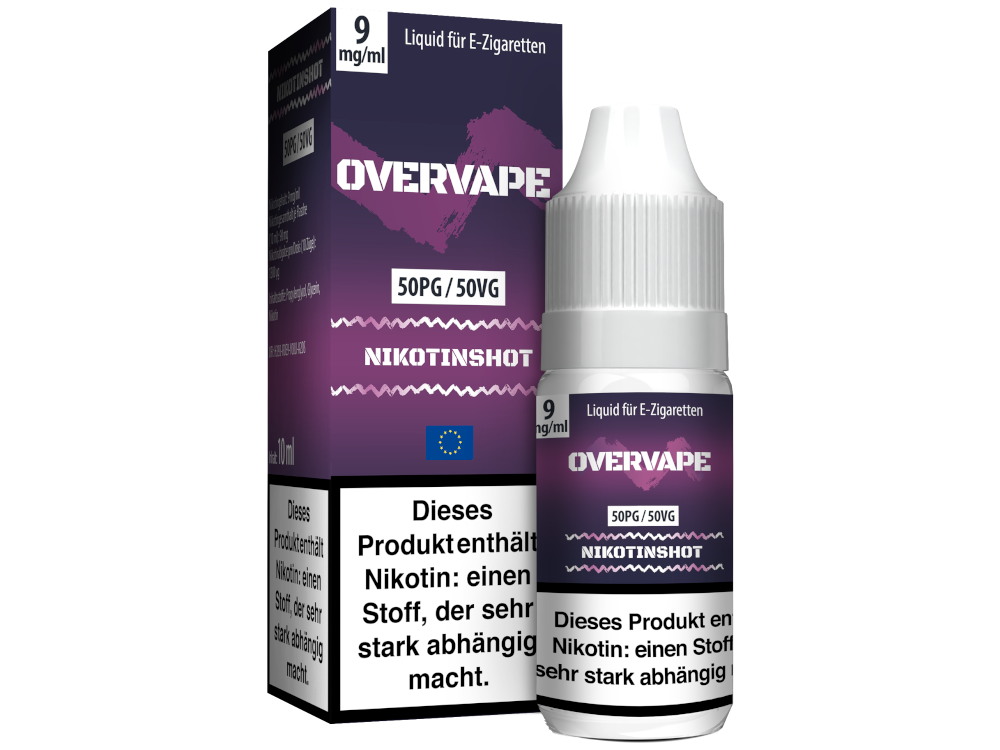 Overvape - Nikotin Shot VPG 50/50 (3, 6, 9, 12, 18, 20 mg/ml) - time4smoke