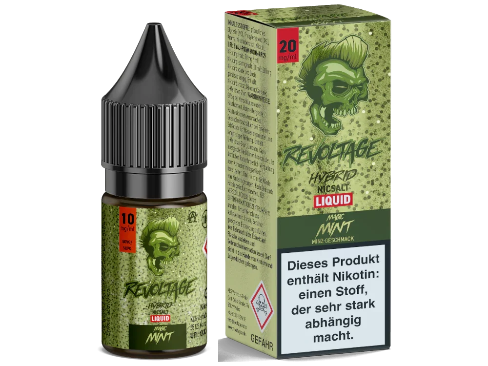 Revoltage - Magic Mint - Hybrid Nikotinsalz Liquid - Magic Mint / 1er Packung / 10 mg/ml time4smoke.de