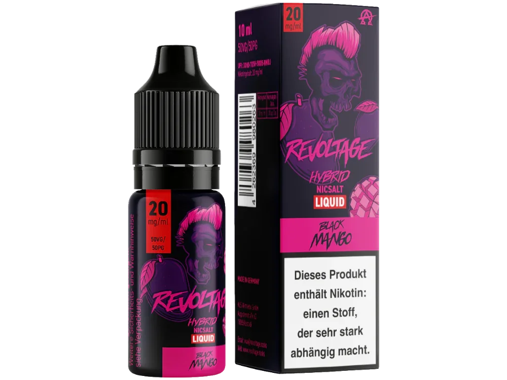 Revoltage - Black Mango - Hybrid Nikotinsalz Liquid - Black Mango / 1er Packung / 0 mg/ml time4smoke.de