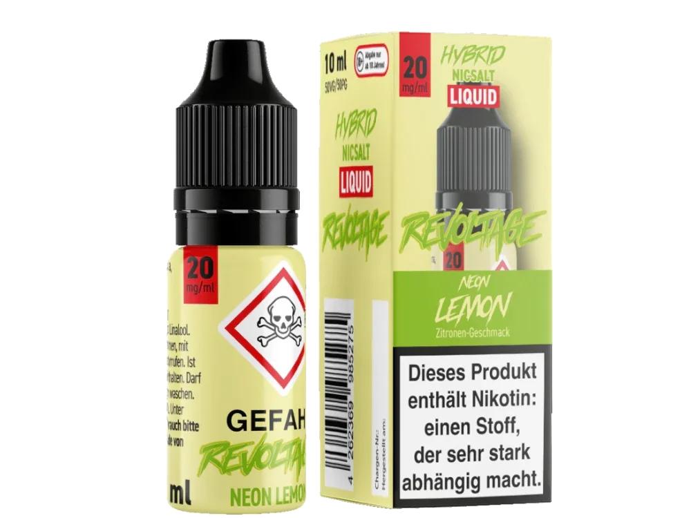 Revoltage - Neon Lemon - Hybrid Nikotinsalz Liquid - Neon Lemon / 1er Packung / 10 mg/ml time4smoke.de