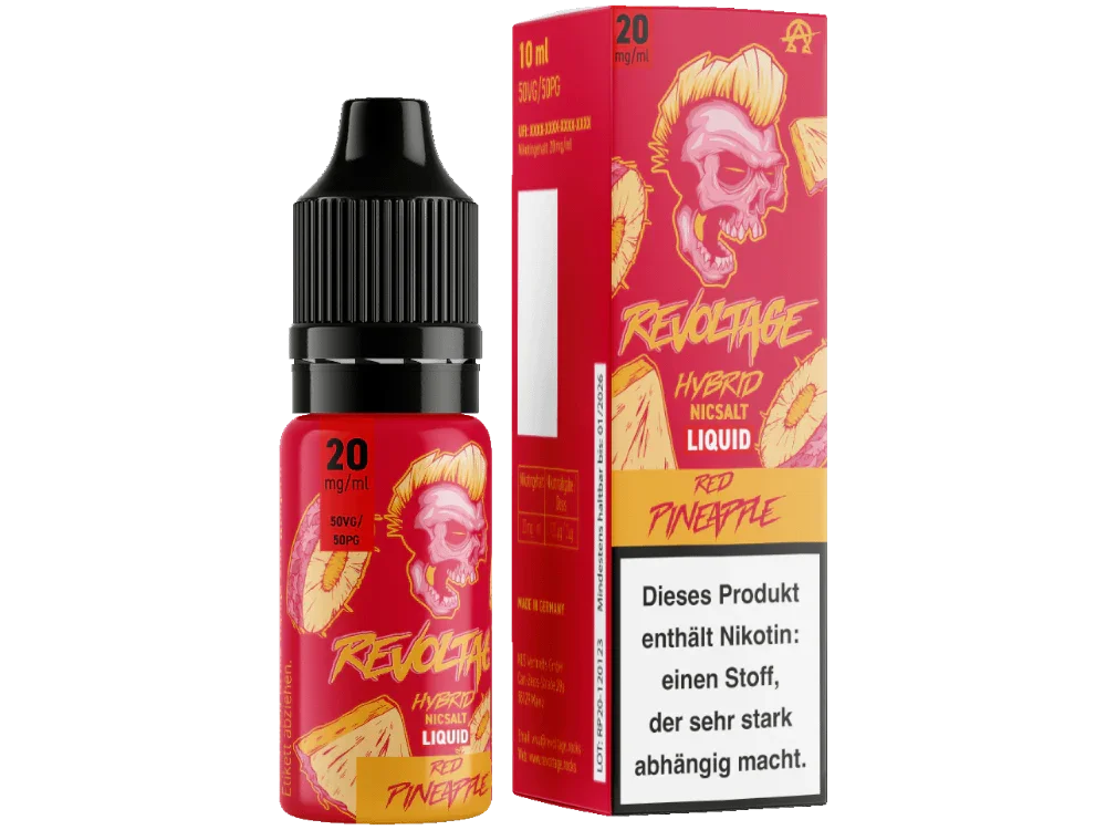 Revoltage - Red Pineapple - Hybrid Nikotinsalz Liquid - Red Pineapple / 1er Packung / 10 mg/ml time4smoke.de