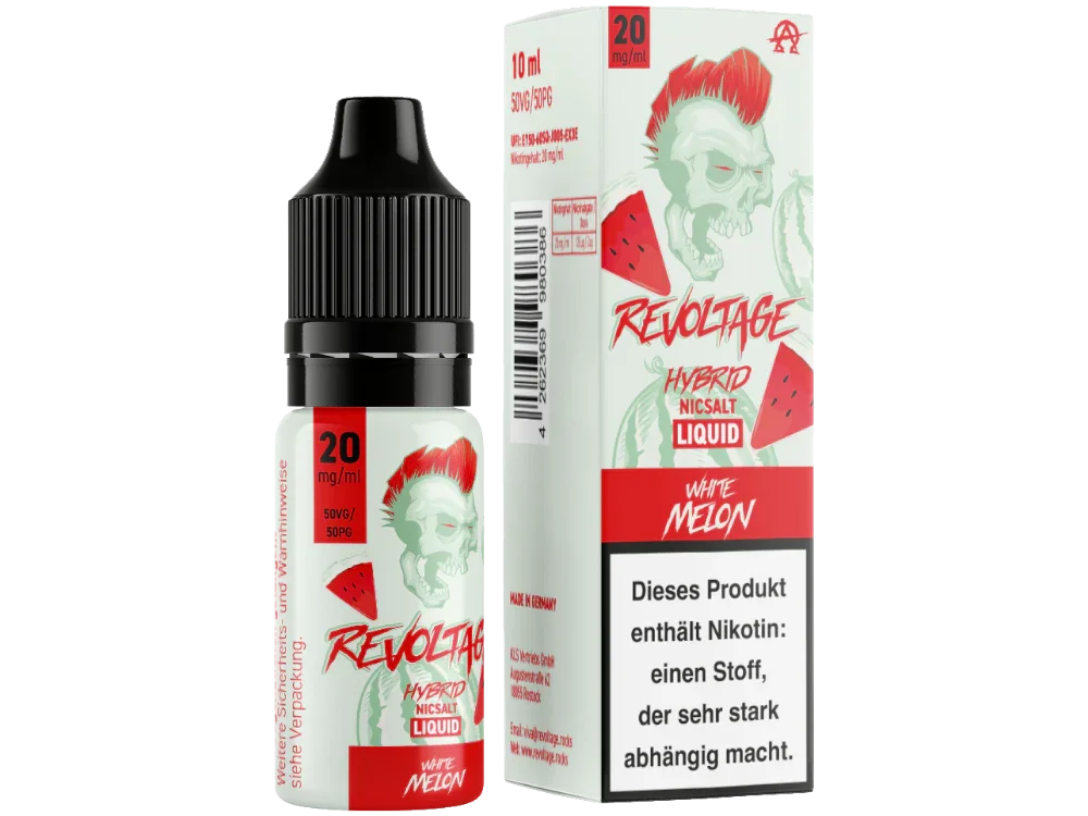 Revoltage - White Melon - Hybrid Nikotinsalz Liquid - White Melon / 1er Packung / 10 mg/ml time4smoke.de